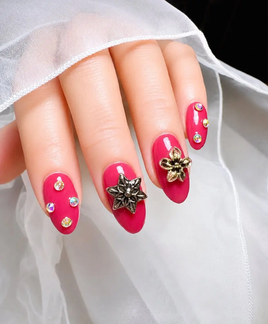 ネイル キラキラネイル ストーンネイル Michan Nailのネイルデザイン