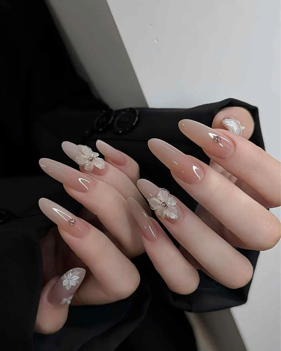 ネイル 長さ出し フットネイル ジェルネイル 韓国ネイル マグネットネイル ハンドネイル YMT NailStudioのネイルデザイン