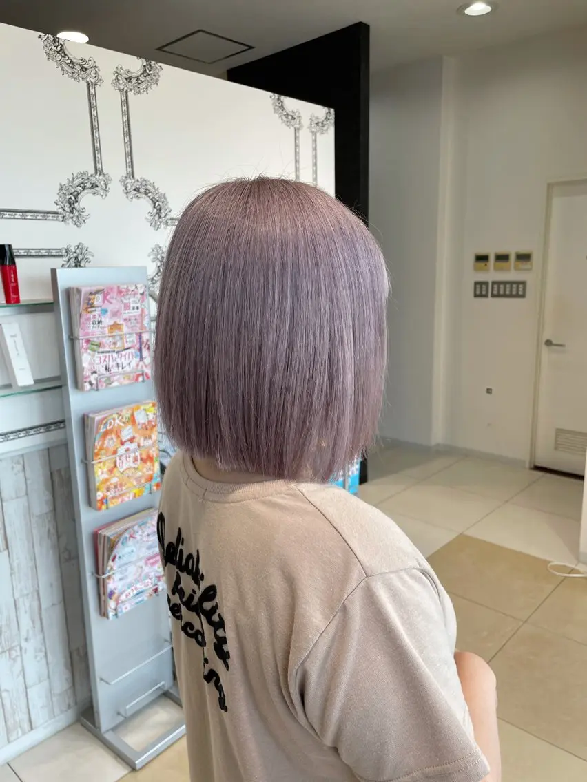 カット+うる艶カラー+Aujuaトリートメントの写真