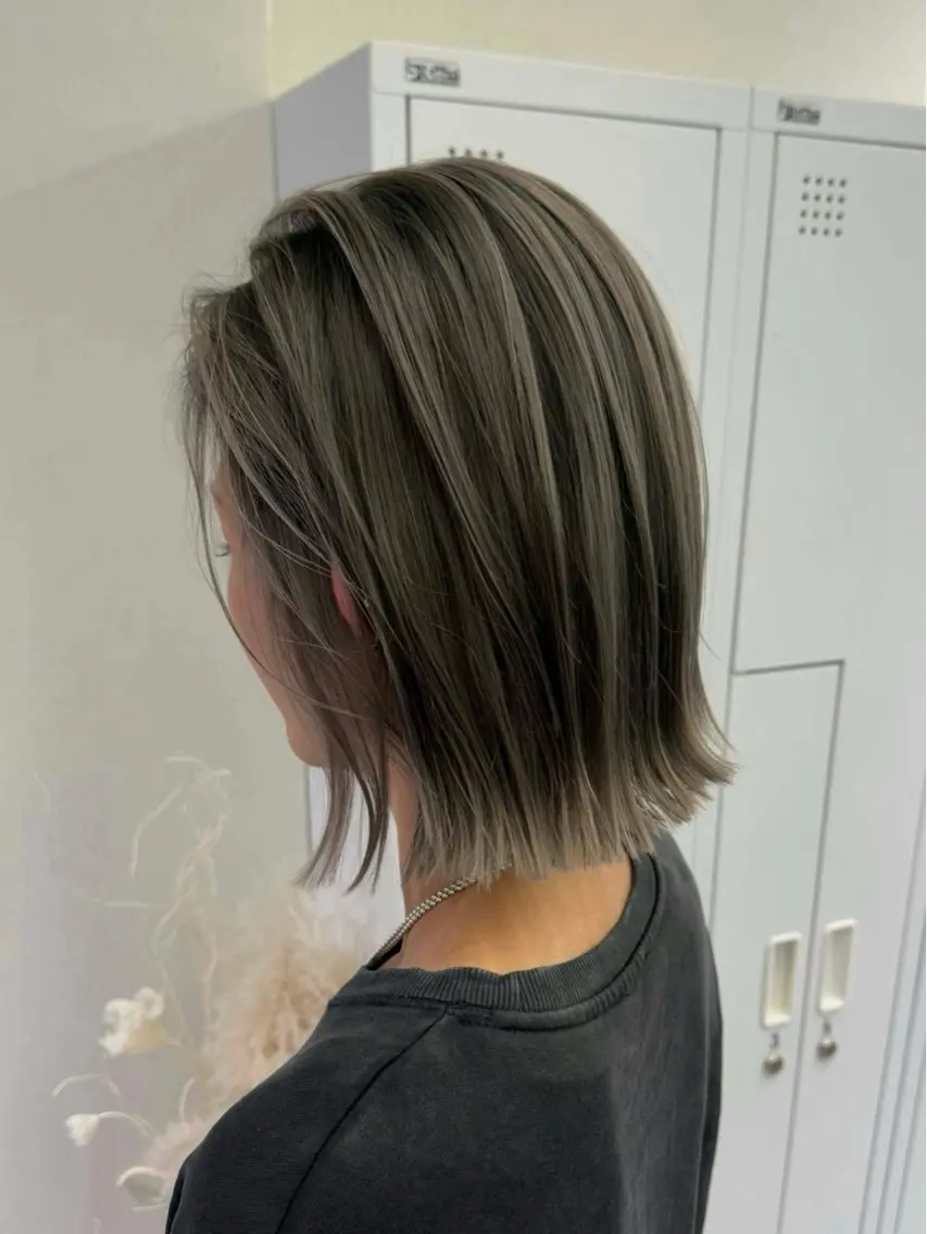 ミディアム カラー ボブ カット ヘアカラー piLLon/ RYUKAのヘアスタイル