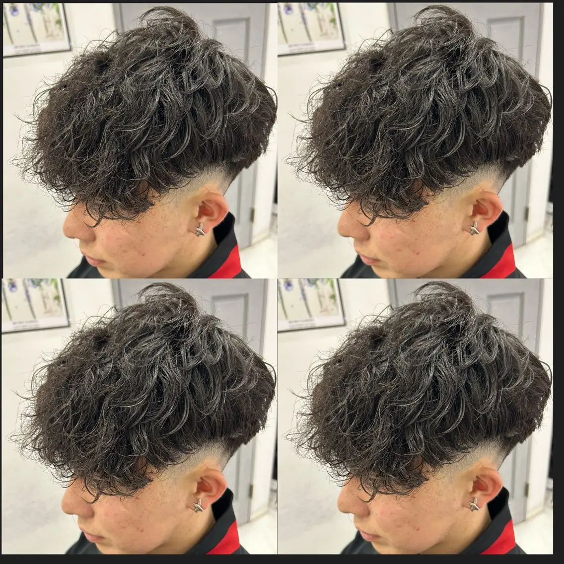 ショート 🔥メンズパーマ 特化 渡辺一翔のヘアスタイル