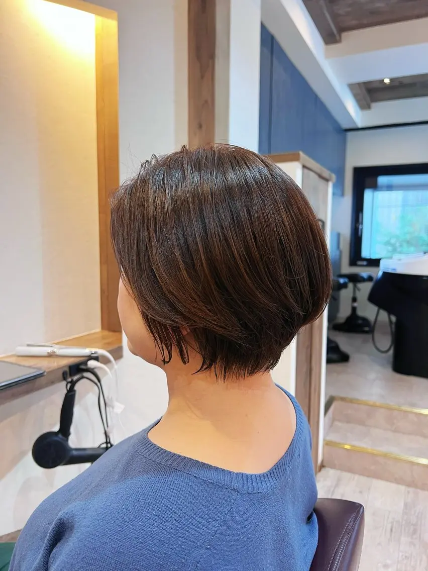 ショート ショートボブ ボブ ショートヘア カット 工藤 梨花のヘアスタイル