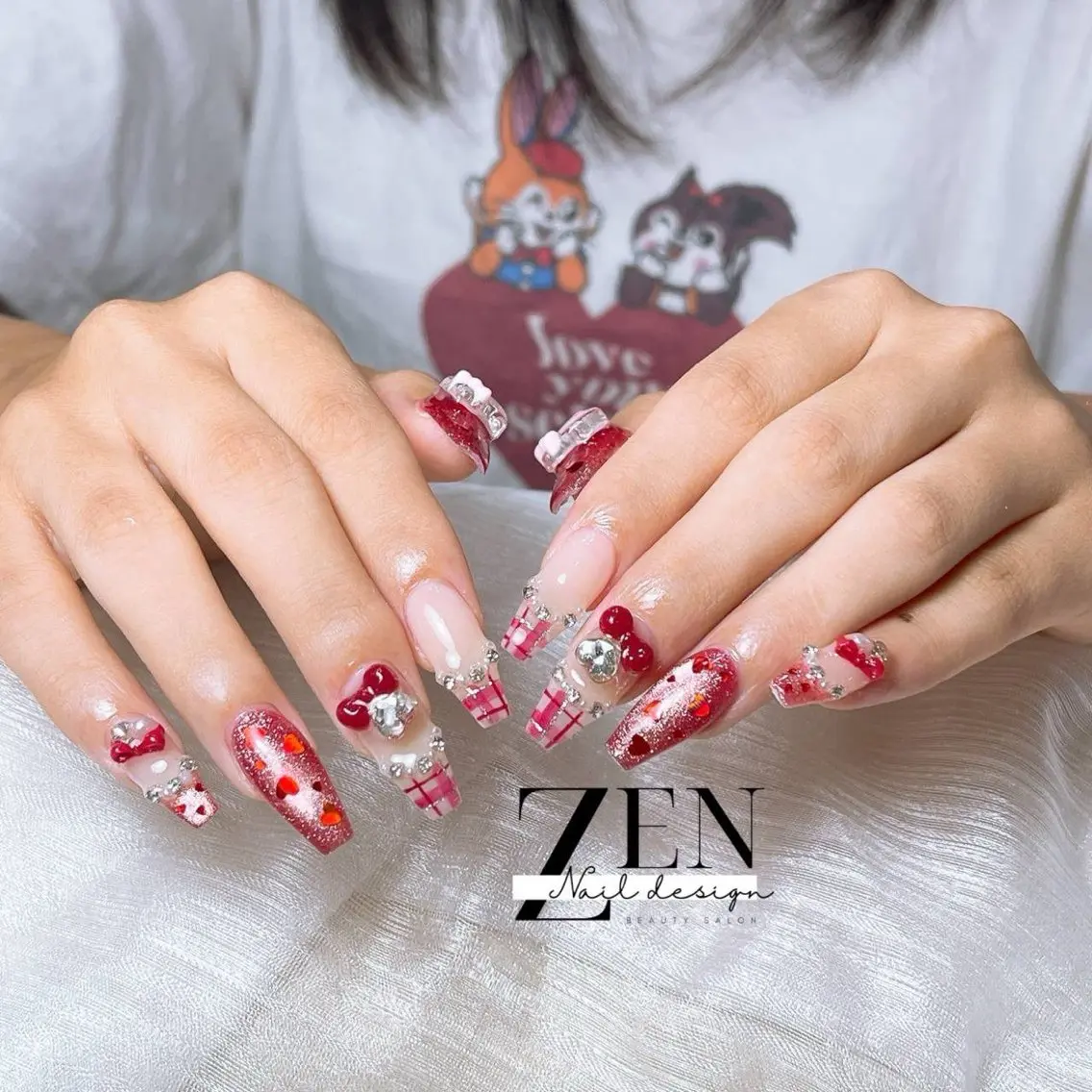 ネイル 持ち込み スカルプネイル ネイルチップ ハンドネイル Zen Nail Design 池袋のネイルデザイン