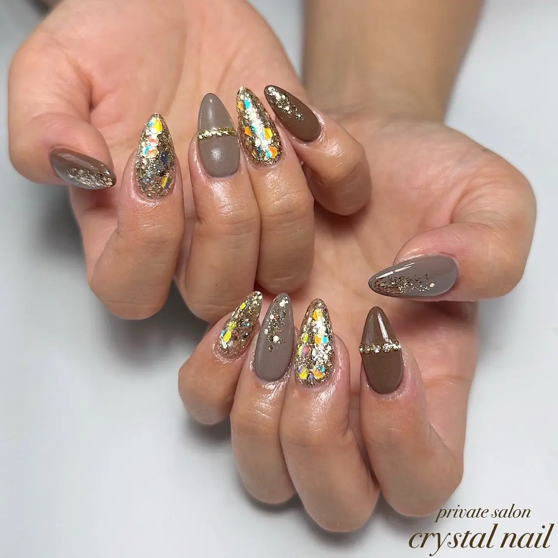 ネイル 冬ネイル Crystal Nailのネイルデザイン