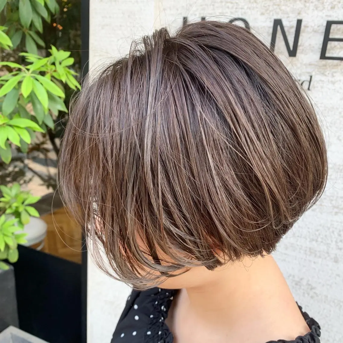 ショート ショートボブ ボブ ショートヘア 斉藤大河 カラー/縮毛矯正のヘアスタイル
