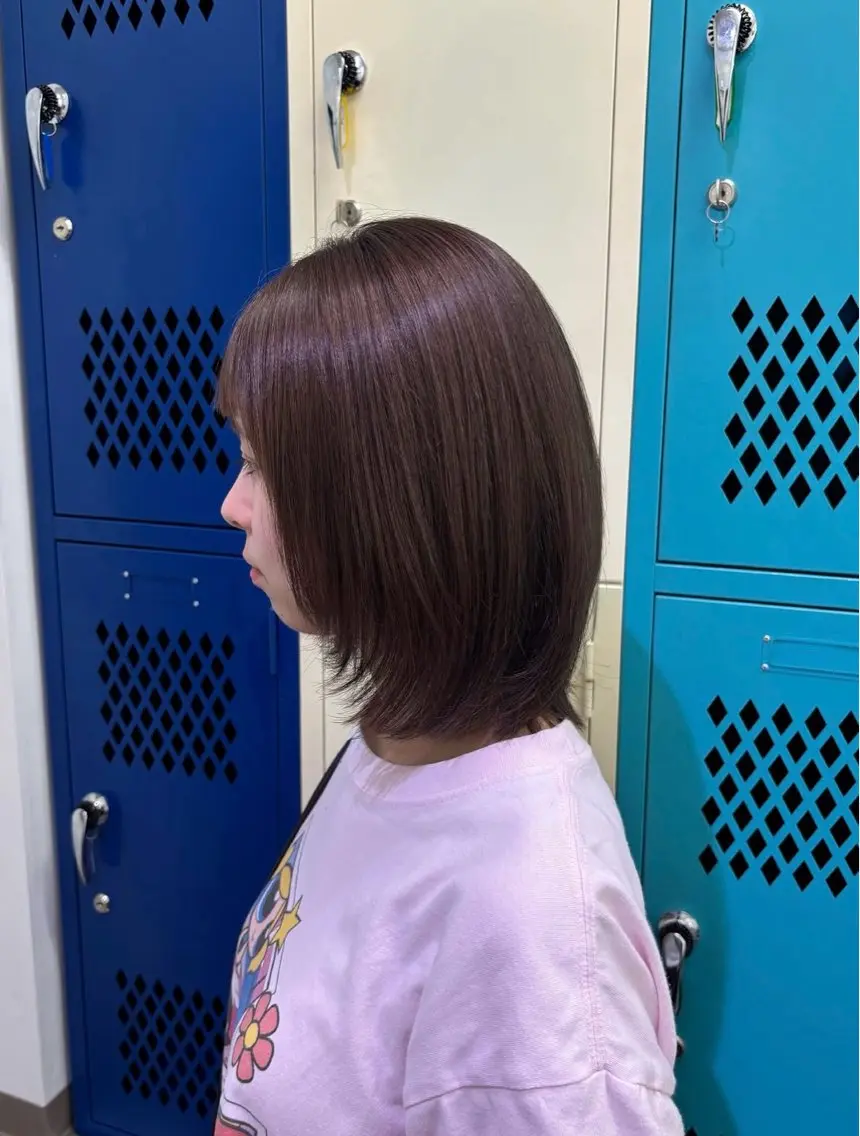 ミディアム ボブレイヤー ボブ レイヤーカット カット 三軒茶屋/レディース ヘア/Momoのヘアスタイル
