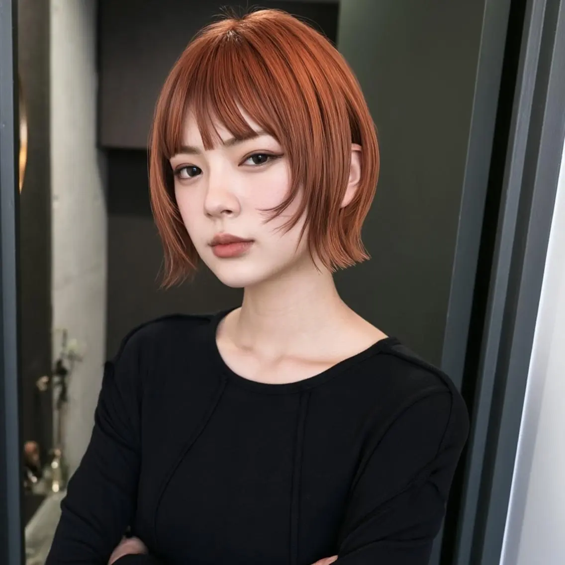 ショート カラー ヘアカラー ハイトーン/表参道 ミウのヘアスタイル