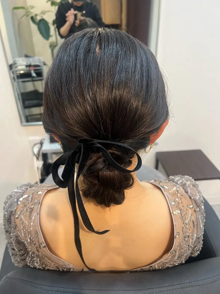 ヘアアレンジ ヘアセット ヘアメイクネイリスト hidemi中目黒のヘアスタイル