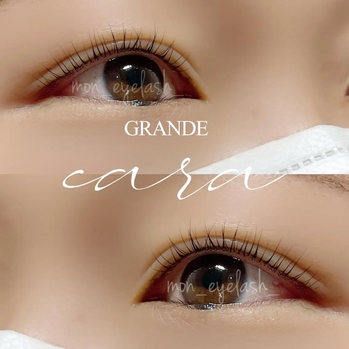マツエク・マツパ アイブロウ パリジェンヌラッシュリフト マツパ GRANDEcara 栄 Miki🍀のマツエク・マツパデザイン