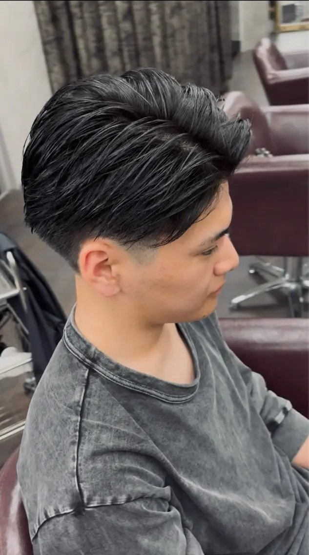 ショート メンズ 西田 龍我のヘアスタイル