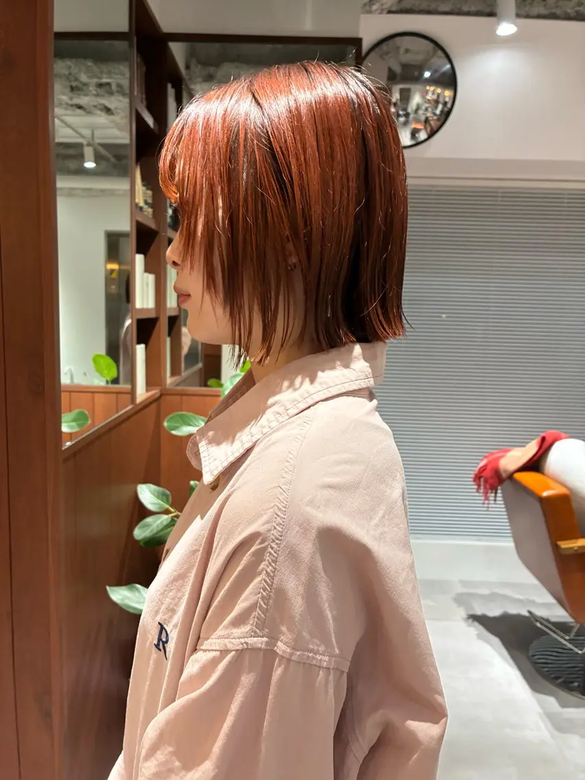 ショート カラー ヘアアレンジ 💟似合わせカットカ ラーMizuki🐕のヘアスタイル