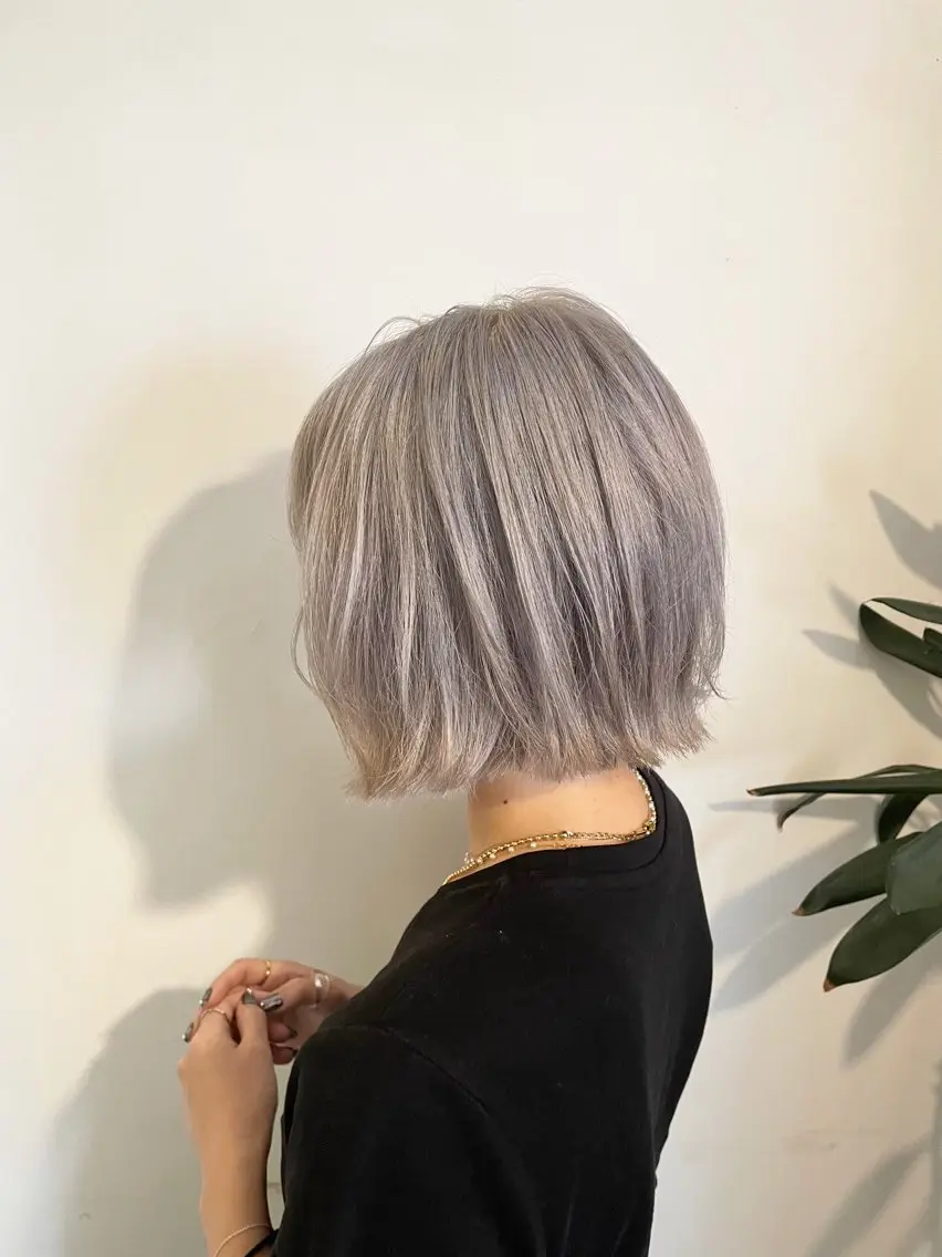 ミディアム カット ヘアカラー 韓国風◎　田中 勇也のヘアスタイル