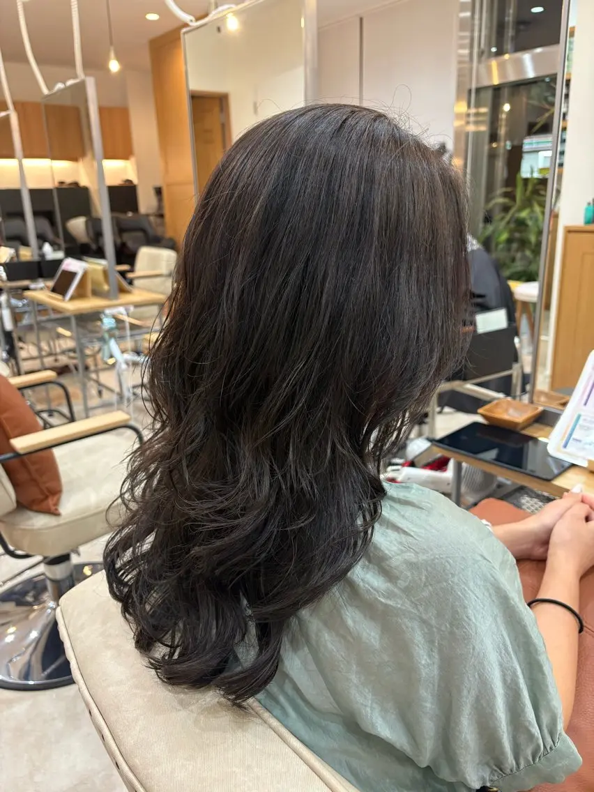 セミロング カット ヘアカラー eL横浜west☆ KORINのヘアスタイル