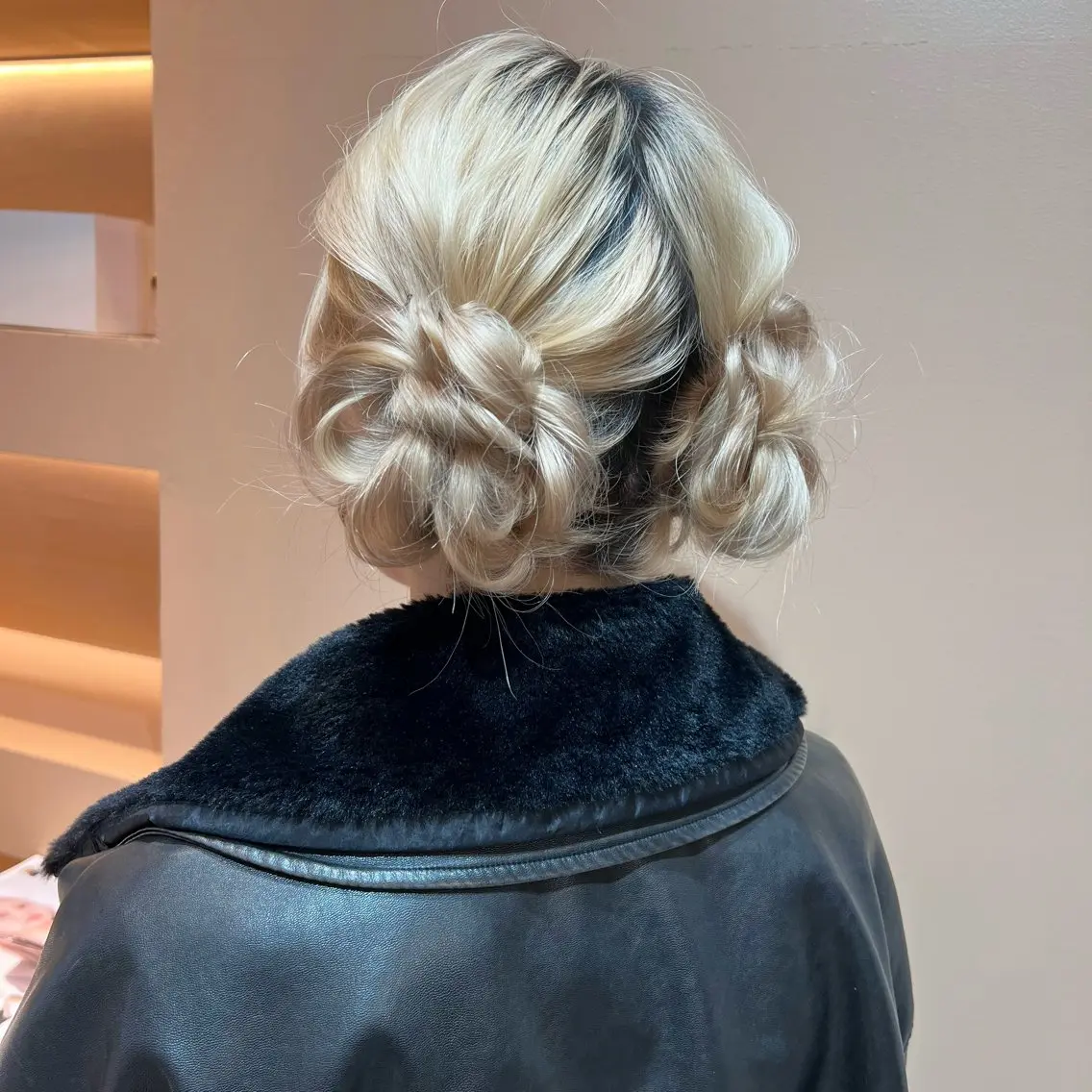 セミロング ヘアアレンジ お団子ヘア ヘアセット ✨カチモリ✨レイヤー 韓国ヘア🇰🇷ゆいのヘアスタイル