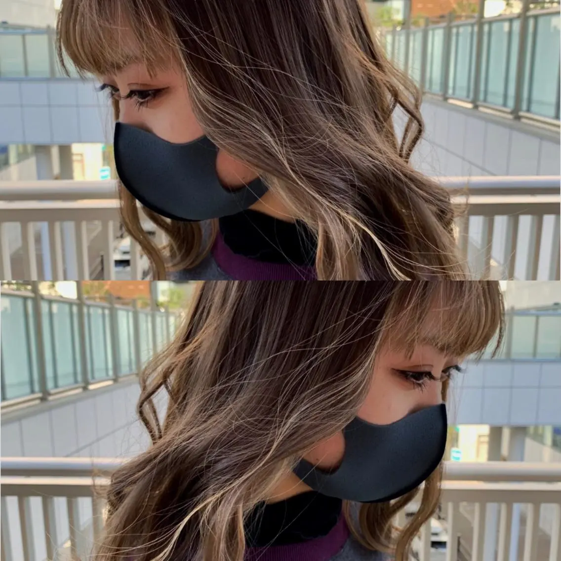 ロング カラー ヘアアレンジ 美容室sand 横浜のヘアスタイル