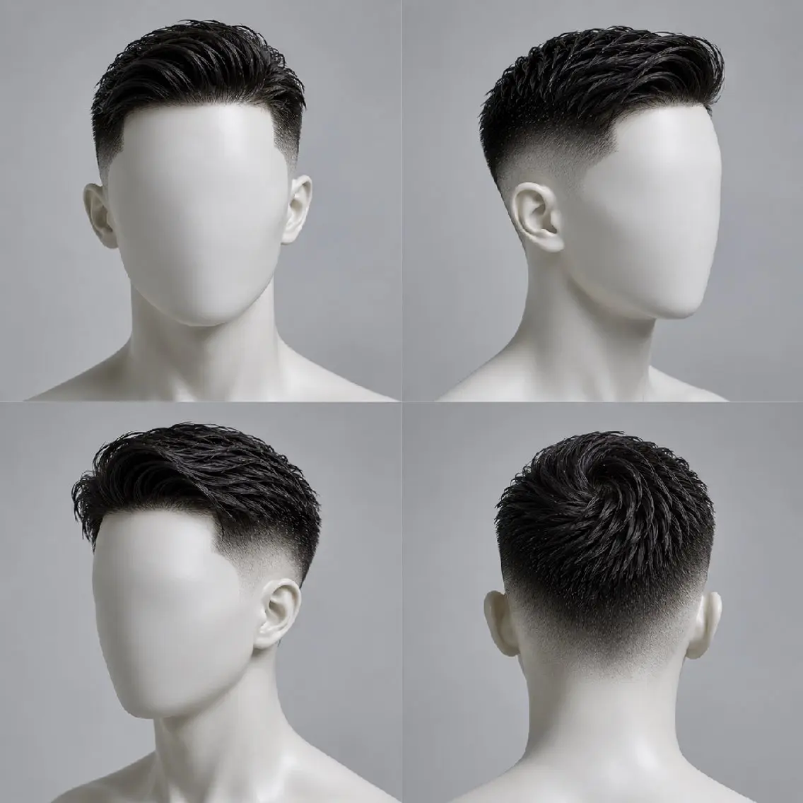 【撮影OKの方限定】フェードカット　ナチュラルバックスタイルの写真