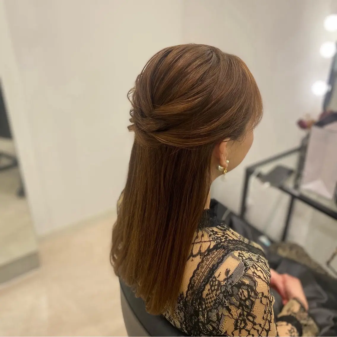 ロング ヘアアレンジ ヘアセット Mikazuki オーナーTeradaのマツエク・マツパデザイン