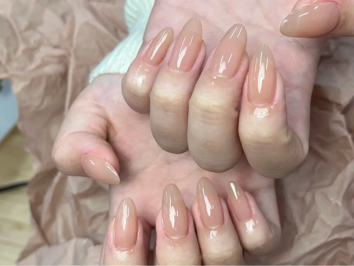 ネイル ワンカラーネイル スカルプネイル ハンドネイル ToliyDeliy Nail Salonのネイルデザイン