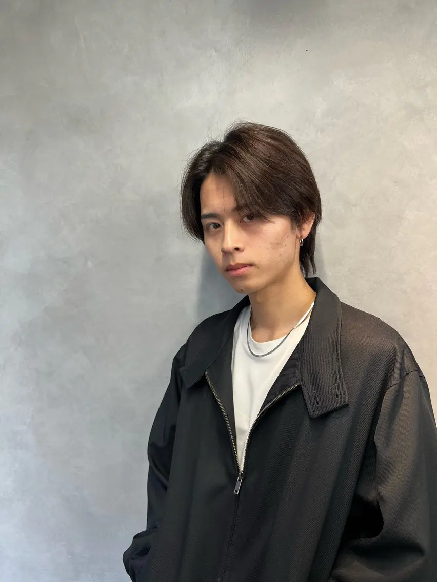 ショート メンズ 縮毛矯正 カット 縮毛矯正 TSUBASA/銀座 メンズお任せくださいのヘアスタイル