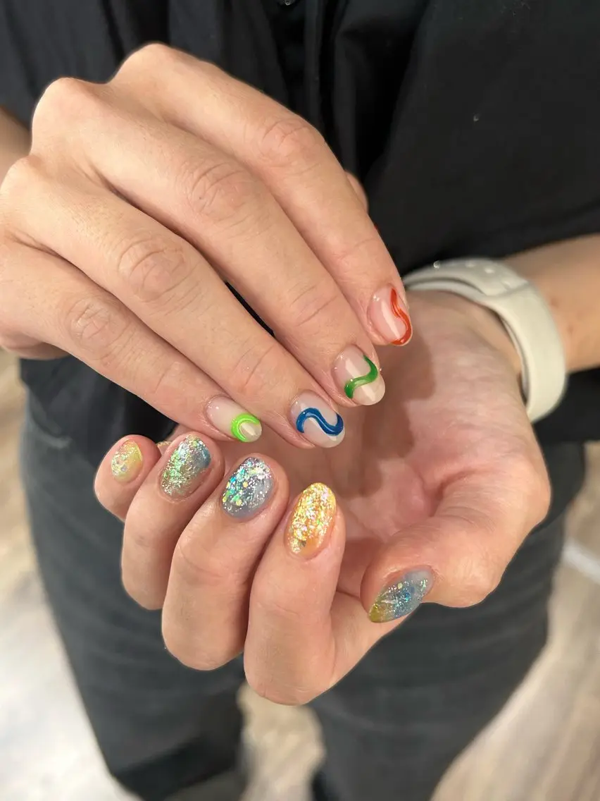ネイル 持ち込み ハンドネイル MONICA_ HANEのネイルデザイン
