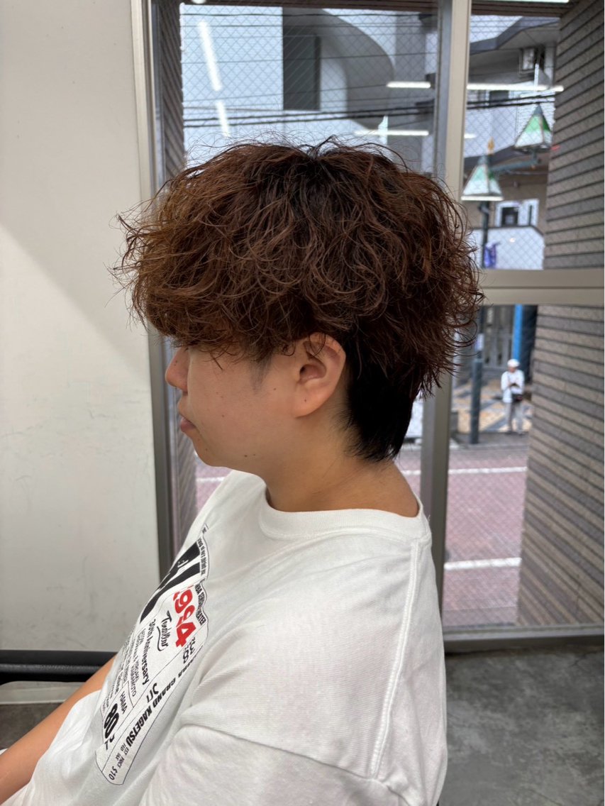 カラー パーマ メンズ カット ヘアカラー パーマ ヘアセット メンズ特化🌊/似合 わせカット🌊/奏音のヘアスタイル