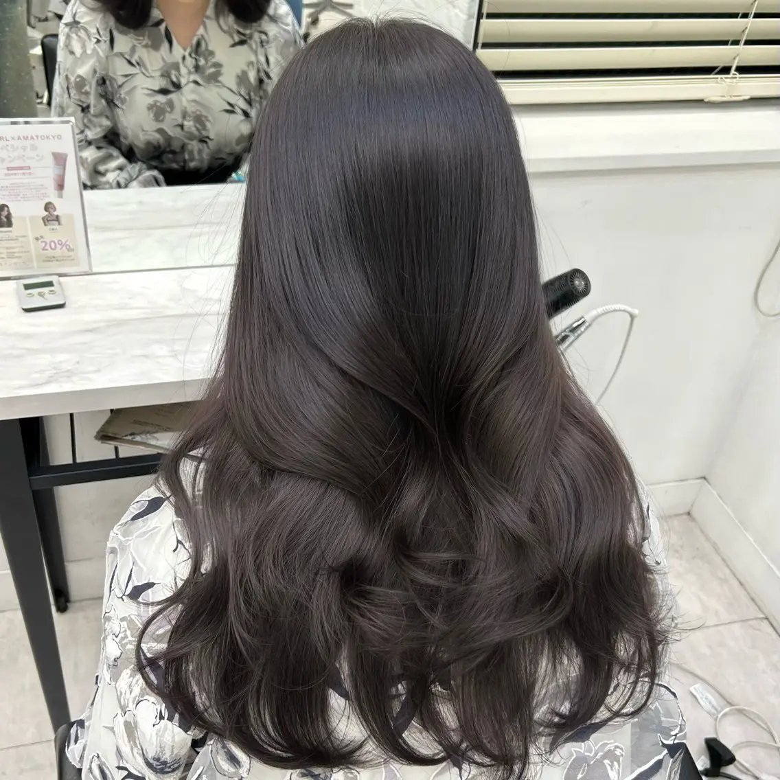 ロング カラー カット ヘアカラー トリートメント 透明感カラー 古山 結季🌙🖤のヘアスタイル