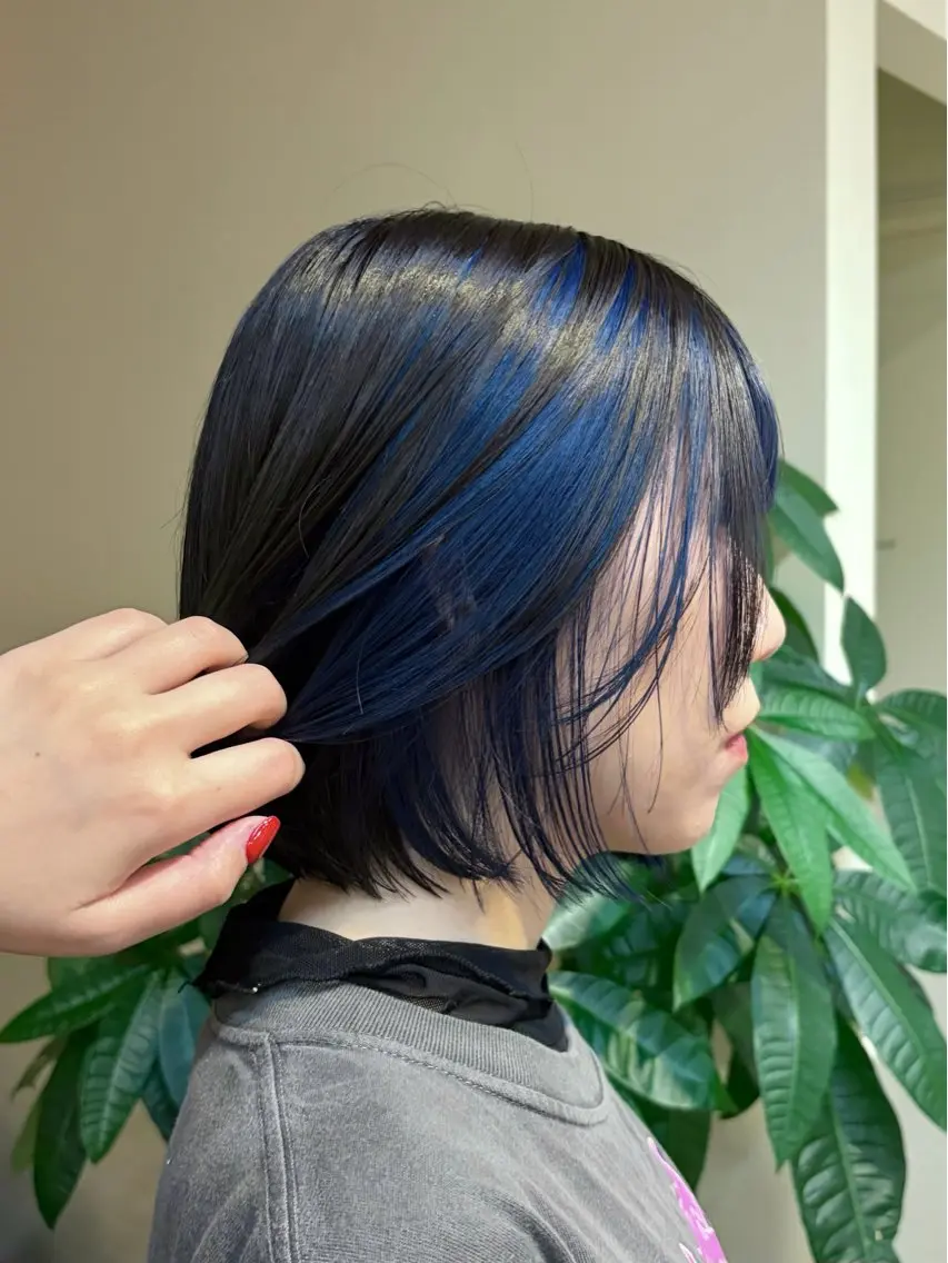 ショート カラー インナーカラー カット ヘアカラー sana/レイヤー /ボブ/透明感カラーのヘアスタイル