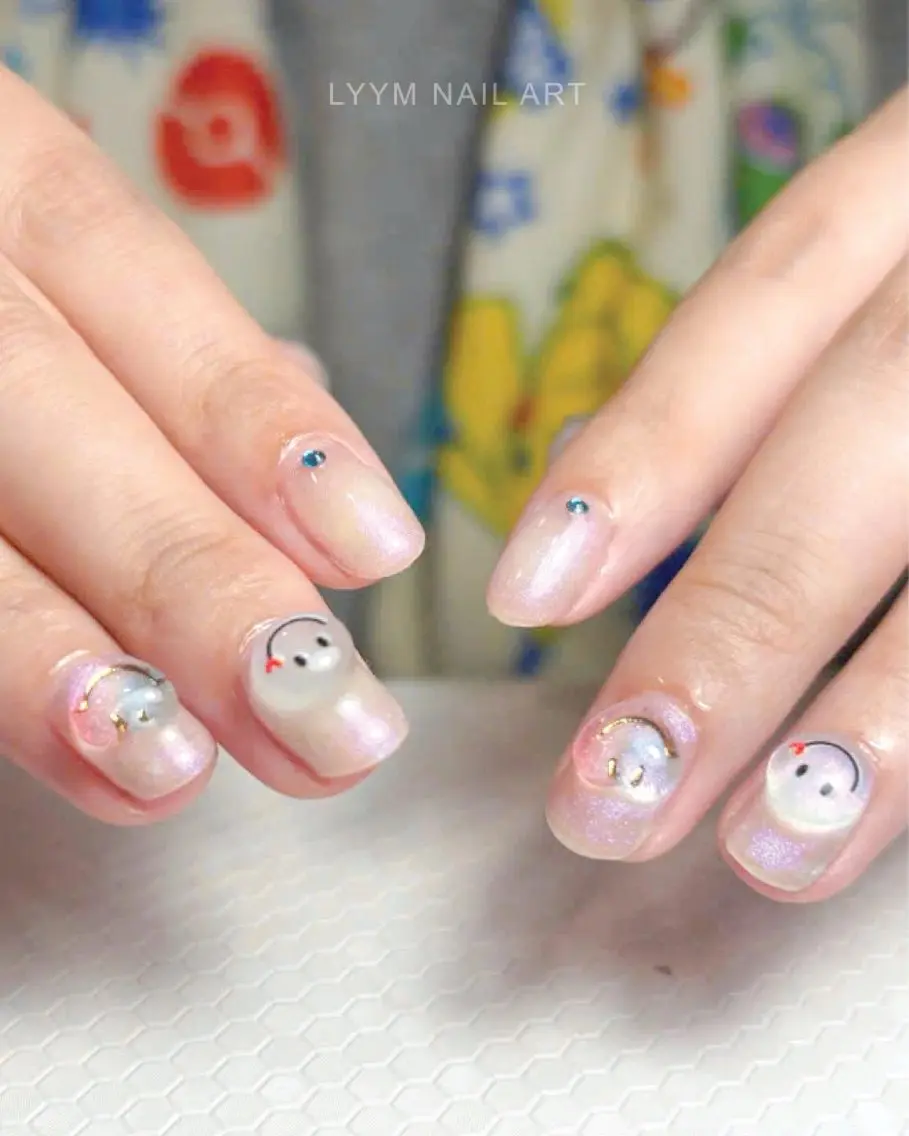 ネイル アートネイル カジュアル 韓国ネイル LYYM Salonのネイルデザイン