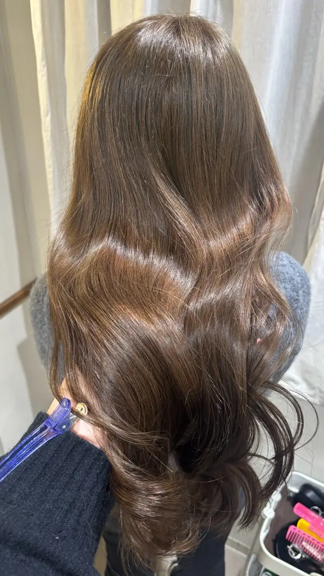 カラー 透明感カラー 廣田 真依のヘアスタイル