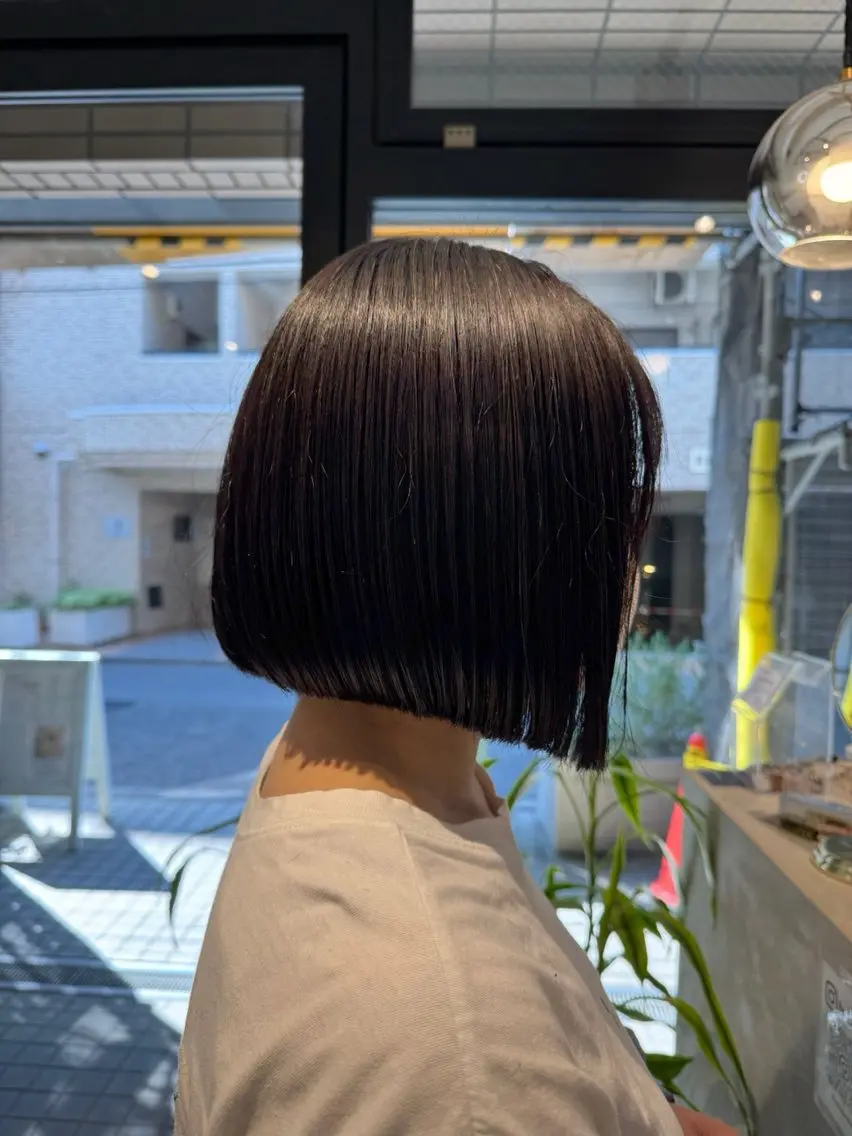 ショート ボブ カット トリートメント 𝐇𝐢𝐧𝐚 ⟡.·のヘアスタイル