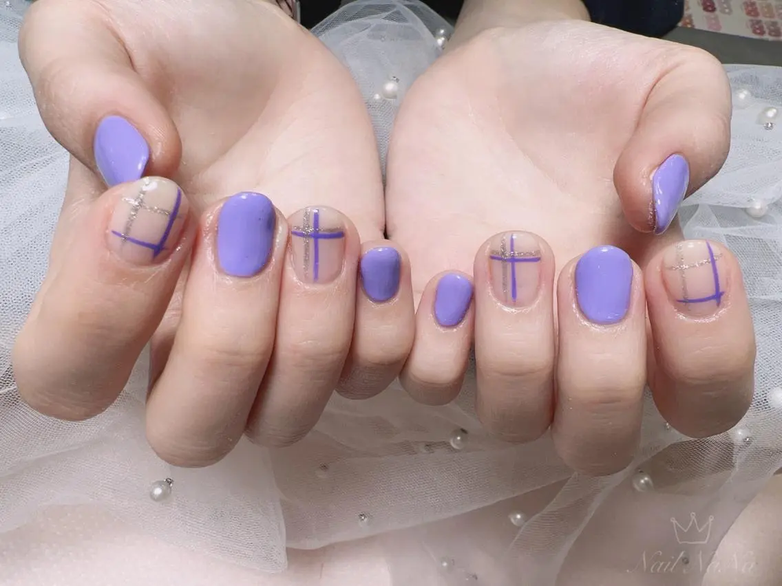 ショート カラー ネイル シンプルネイル ハンドネイル Nail NaNaのネイルデザイン