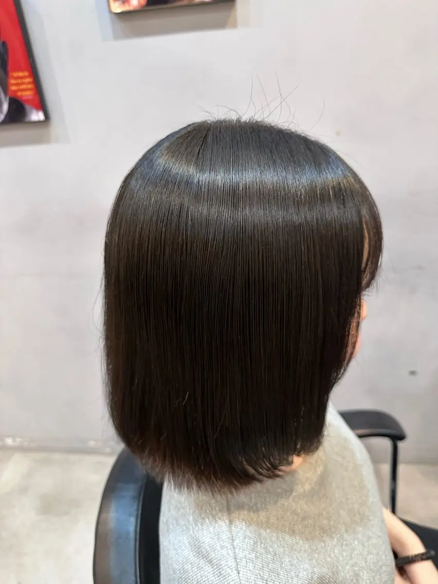 ショート 縮毛矯正 髪質改善・艶カラー HIROTOのヘアスタイル