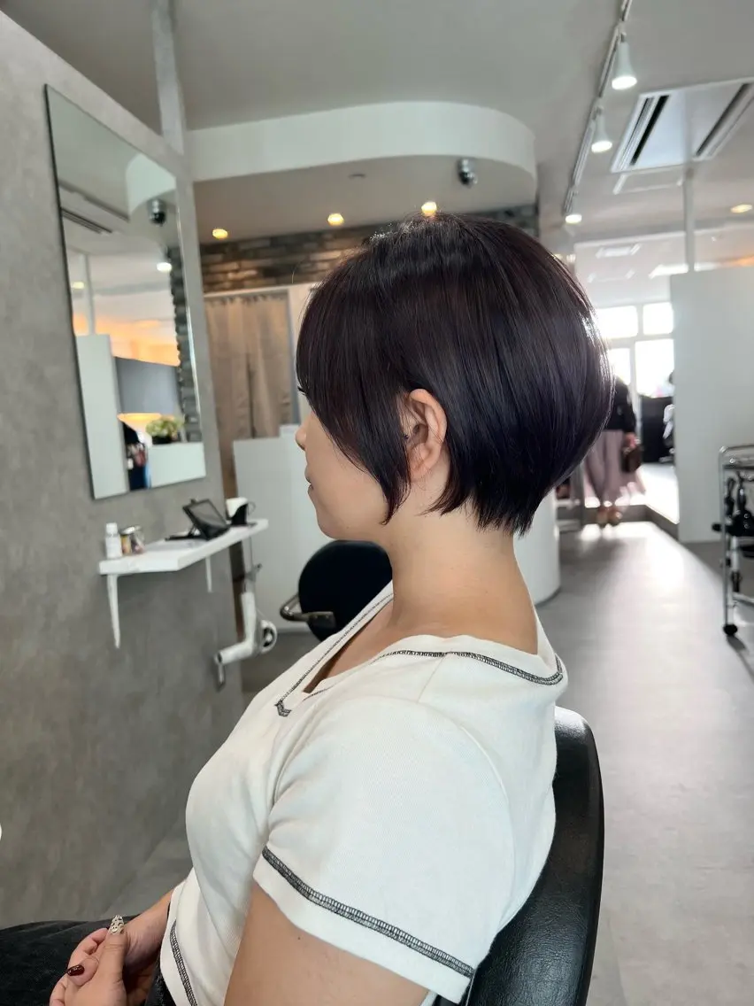 ショート カット ヘアカラー トリートメント RAISE by_WHITEのヘアスタイル
