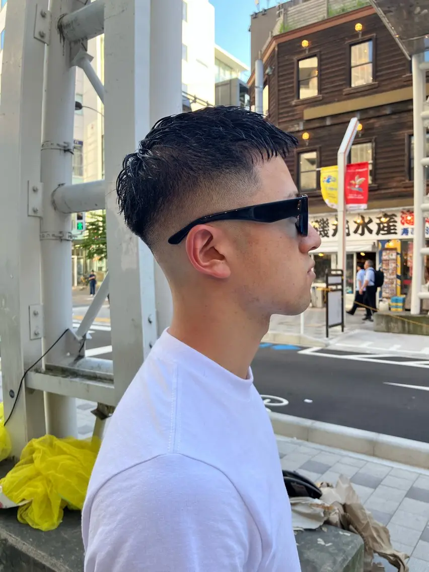 ショート メンズ カット Watarai Yuukiのヘアスタイル