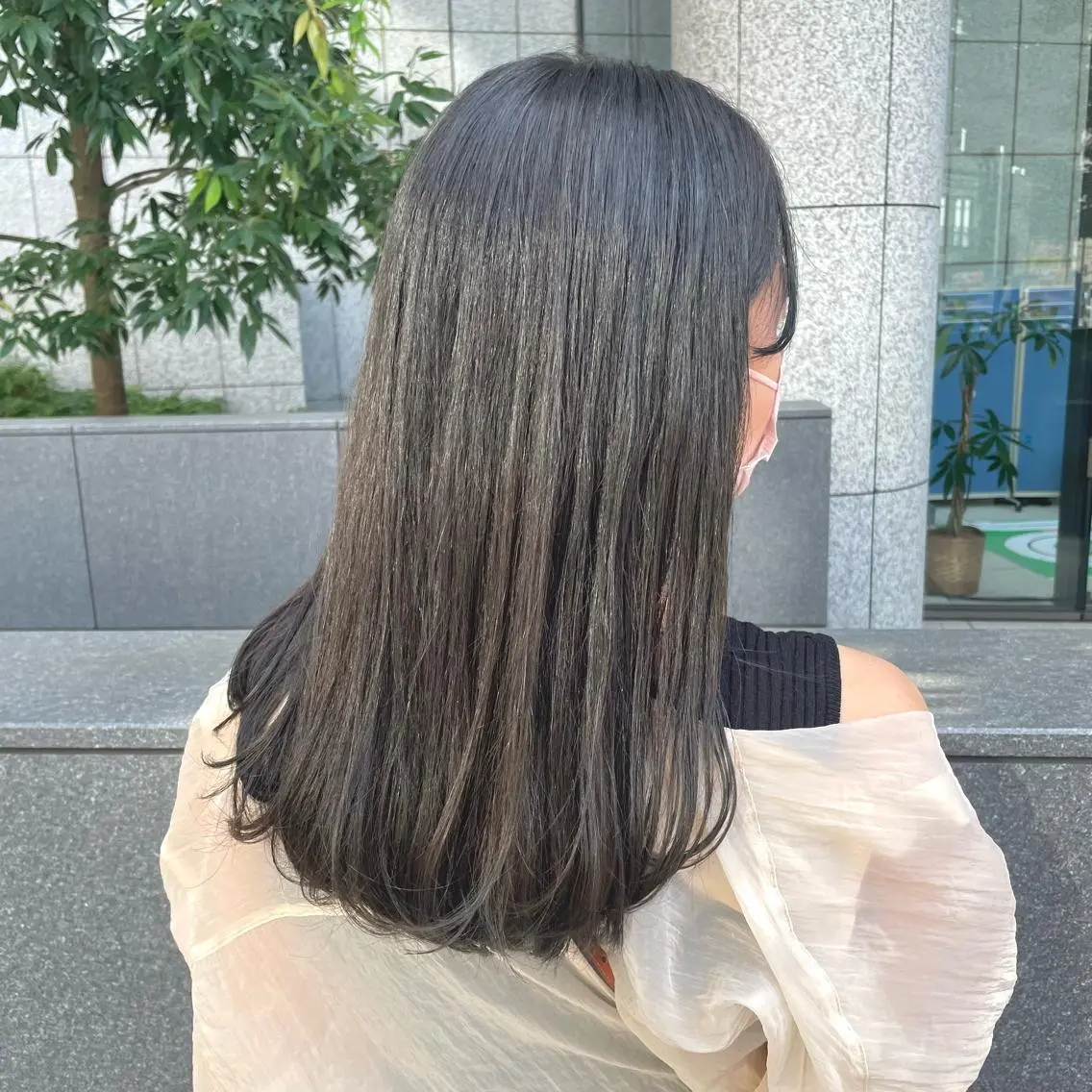 ミディアム カラー 肌に馴染むカラー 梅田・増田のヘアスタイル