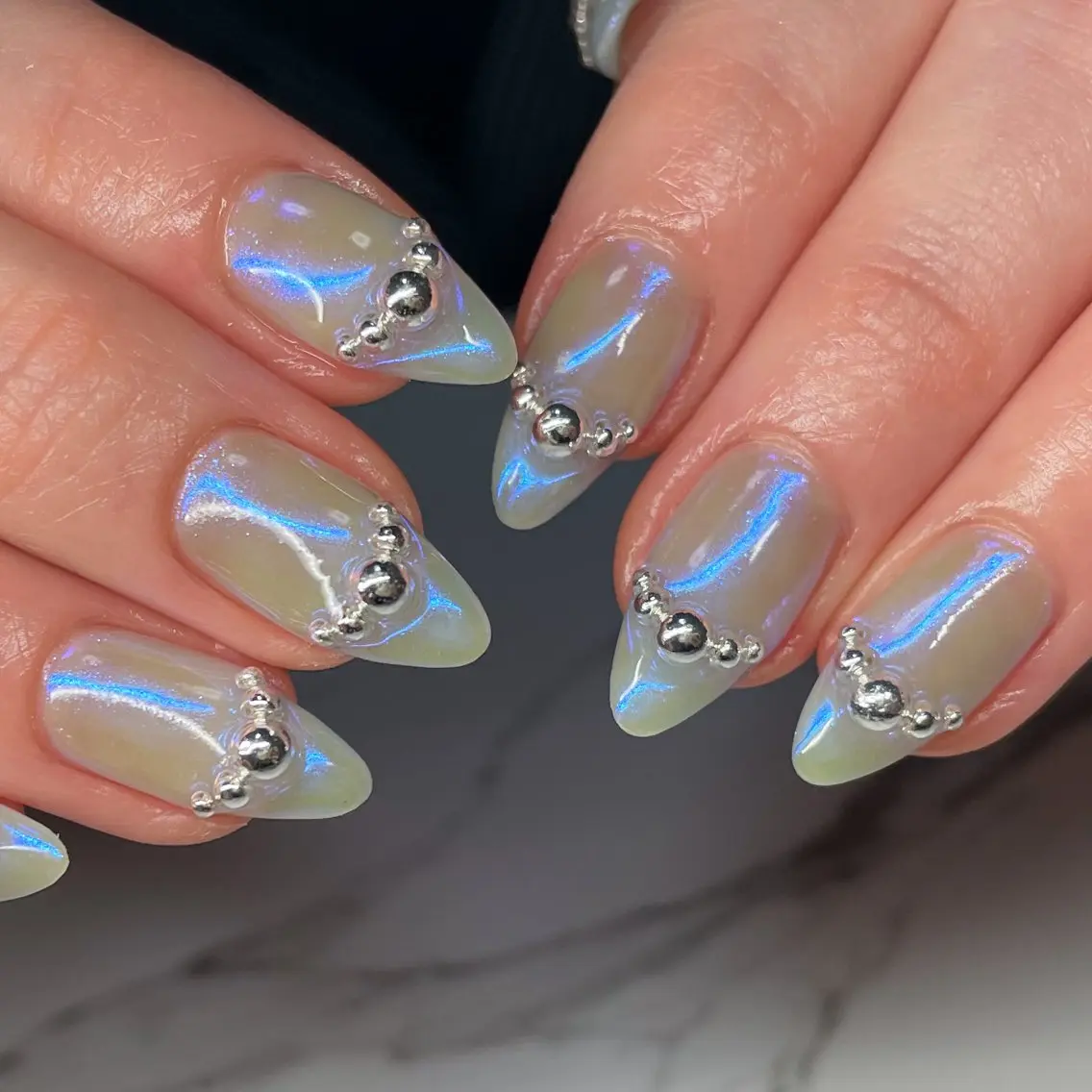 ネイル アートネイル ロングネイル 持ち込み 春ネイル 夏ネイル ハンドネイル Nail Salon AMICALのネイルデザイン