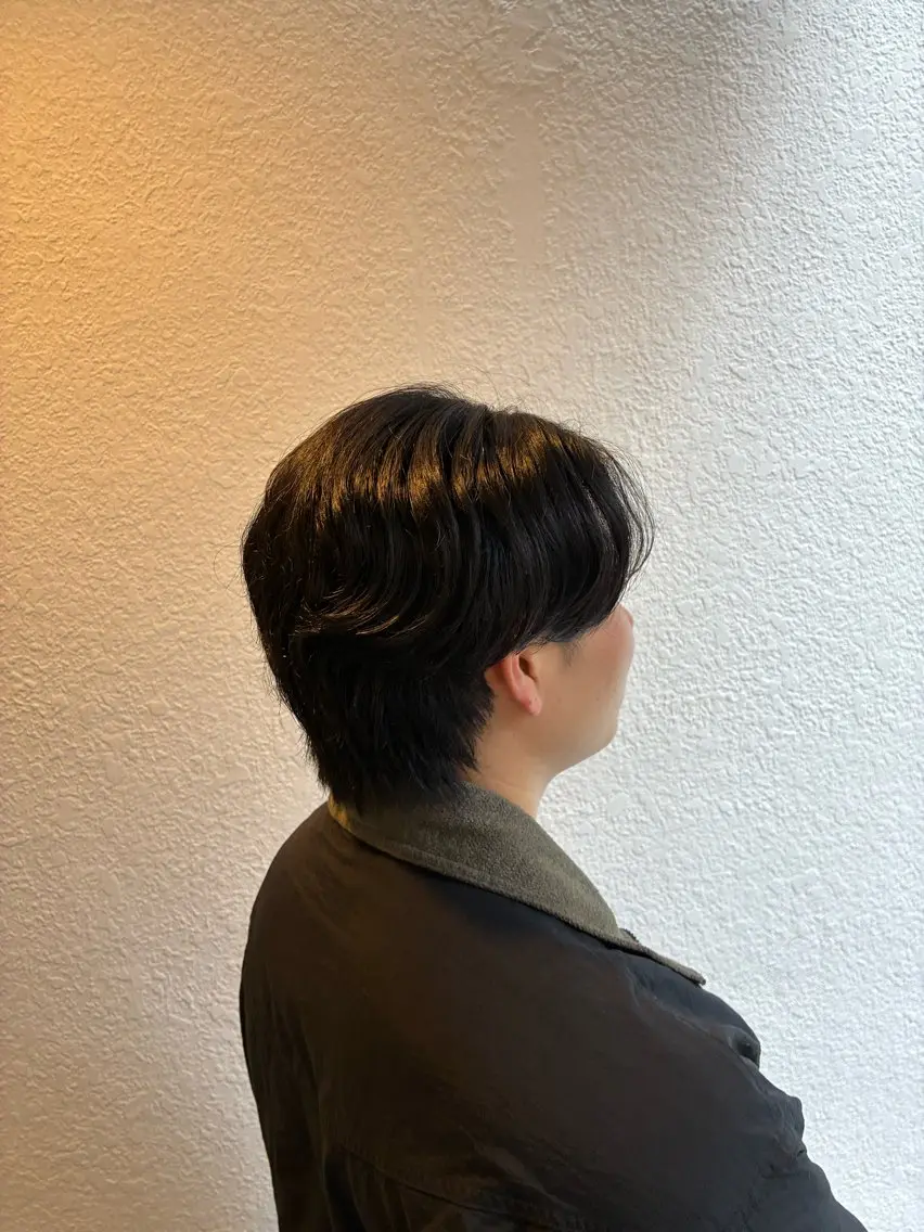ショート パーマ カット パーマ メンズカット◎さくら /眉毛/メンズパーマのヘアスタイル