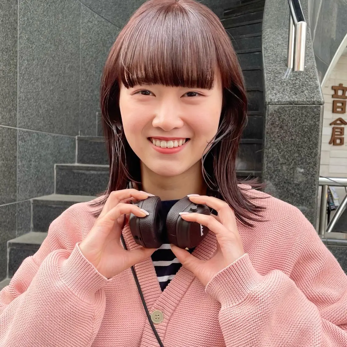 ミディアム カラー レイヤーカット カット ヘアカラー トリートメント 🍊暖色×顔周り 🍊cocoroのヘアスタイル