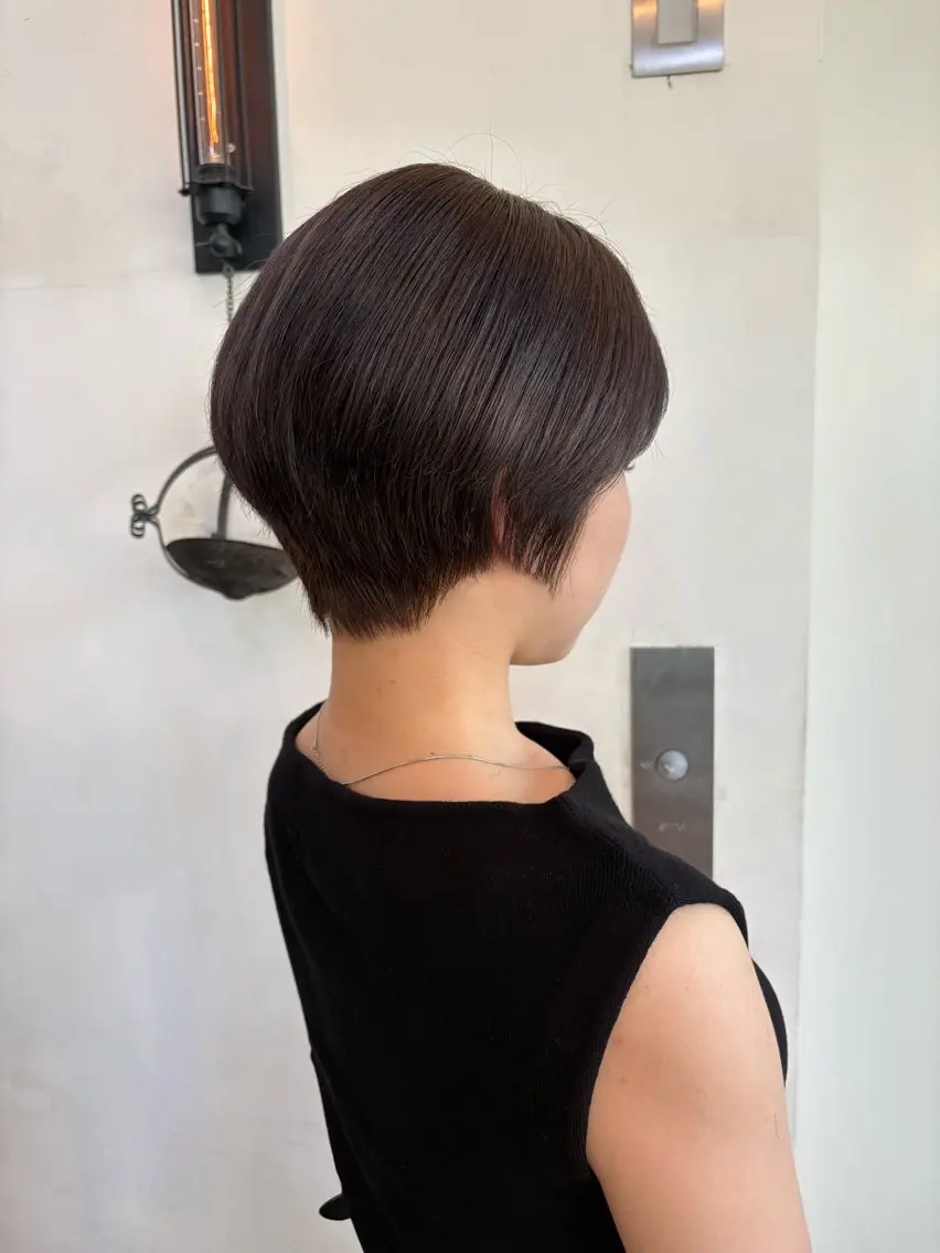 ショート ショートヘア 似合わせカット‪// 鶴我万唯華のヘアスタイル