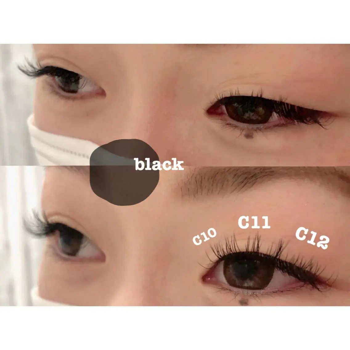 セミロング カラー ヘアアレンジ マツエク・マツパ まつパ/まつエク Ci belleのマツエク・マツパデザイン
