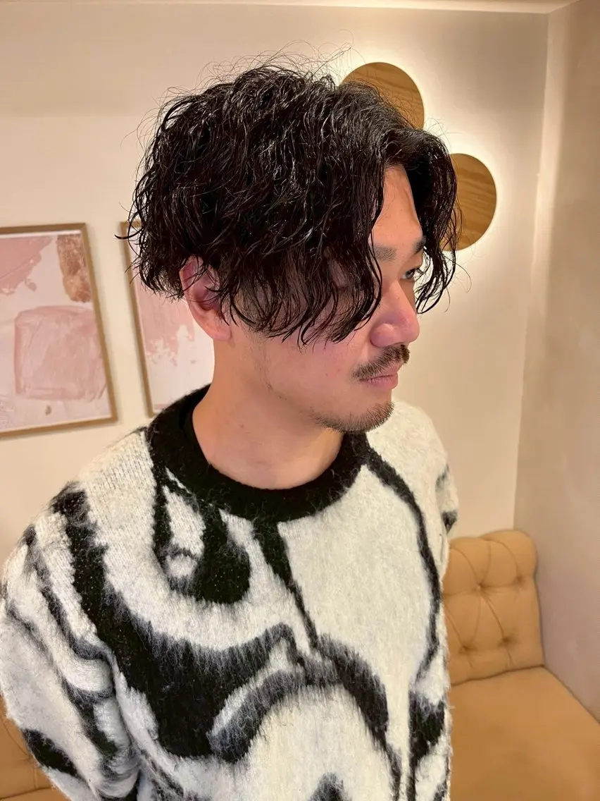 パーマ メンズ カット パーマ メンズパーマ/長岡 坂口祥貴/店長のヘアスタイル