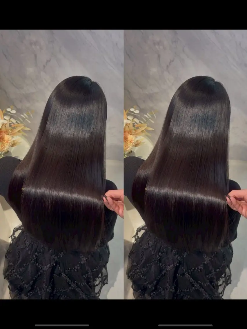 ロング カラー カット ヘアカラー 縮毛矯正 トリートメント 池袋/髪質改善/ 艶カラー/koikiのヘアスタイル