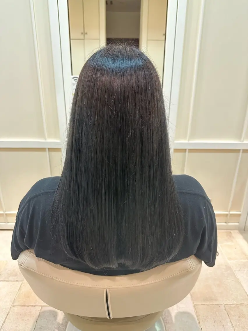 セミロング トリートメント ヘアカラー トリートメント YUZU 🤖💎のヘアスタイル