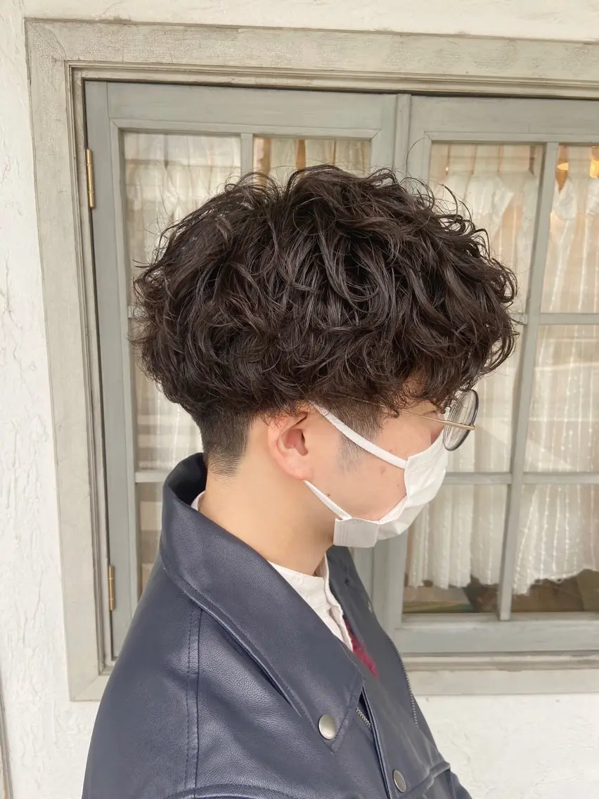 【men's】カット + パーマ + oggiottoクイックトリートメントの写真