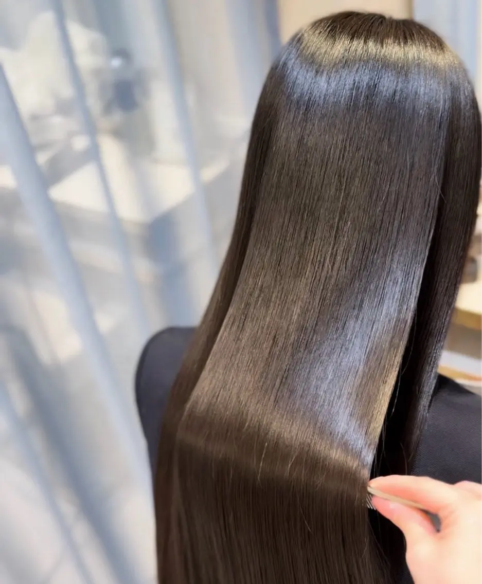 ロング 髪質改善 トリートメント HALO treatmentのヘアスタイル
