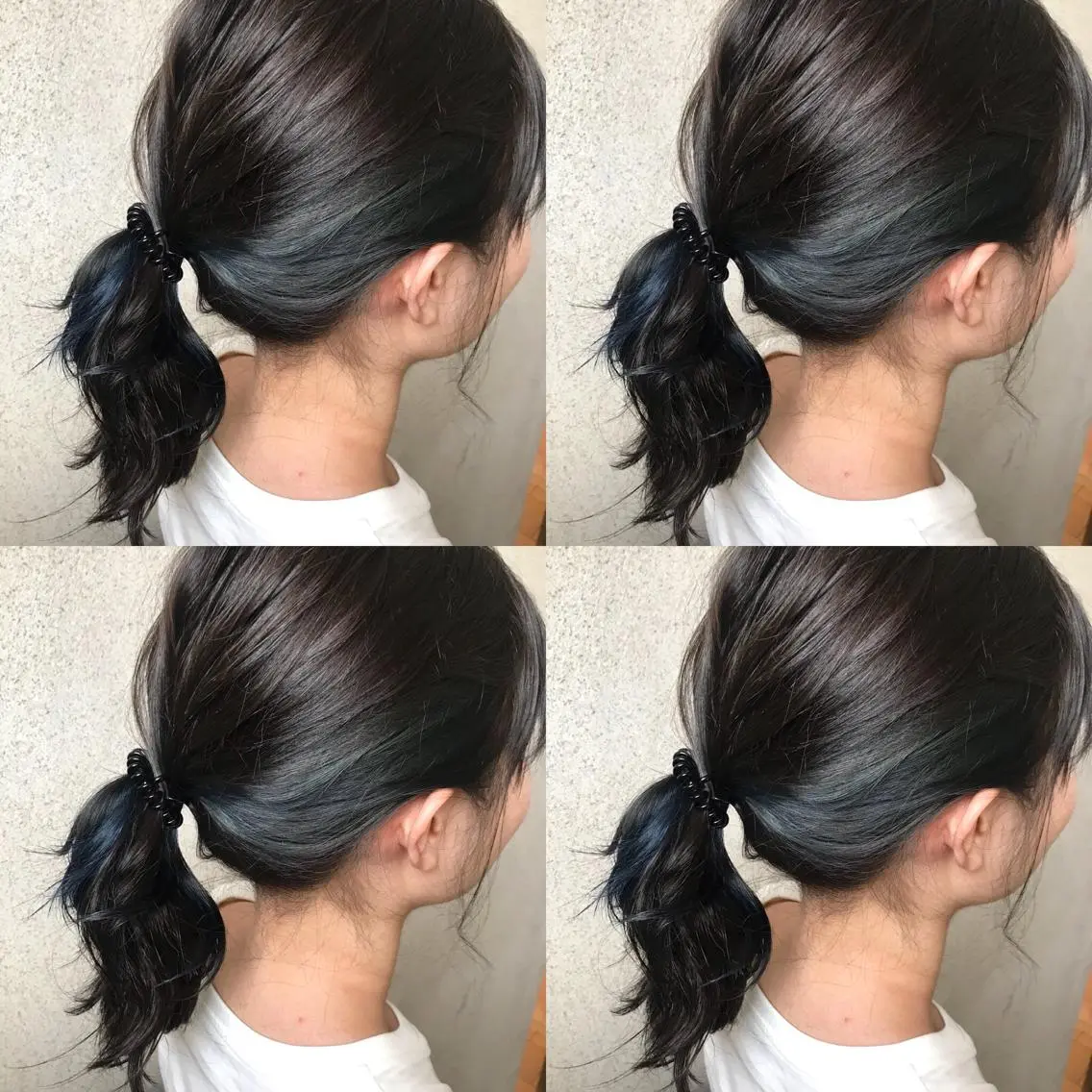ミディアム カラー 小栗 麻衣のヘアスタイル