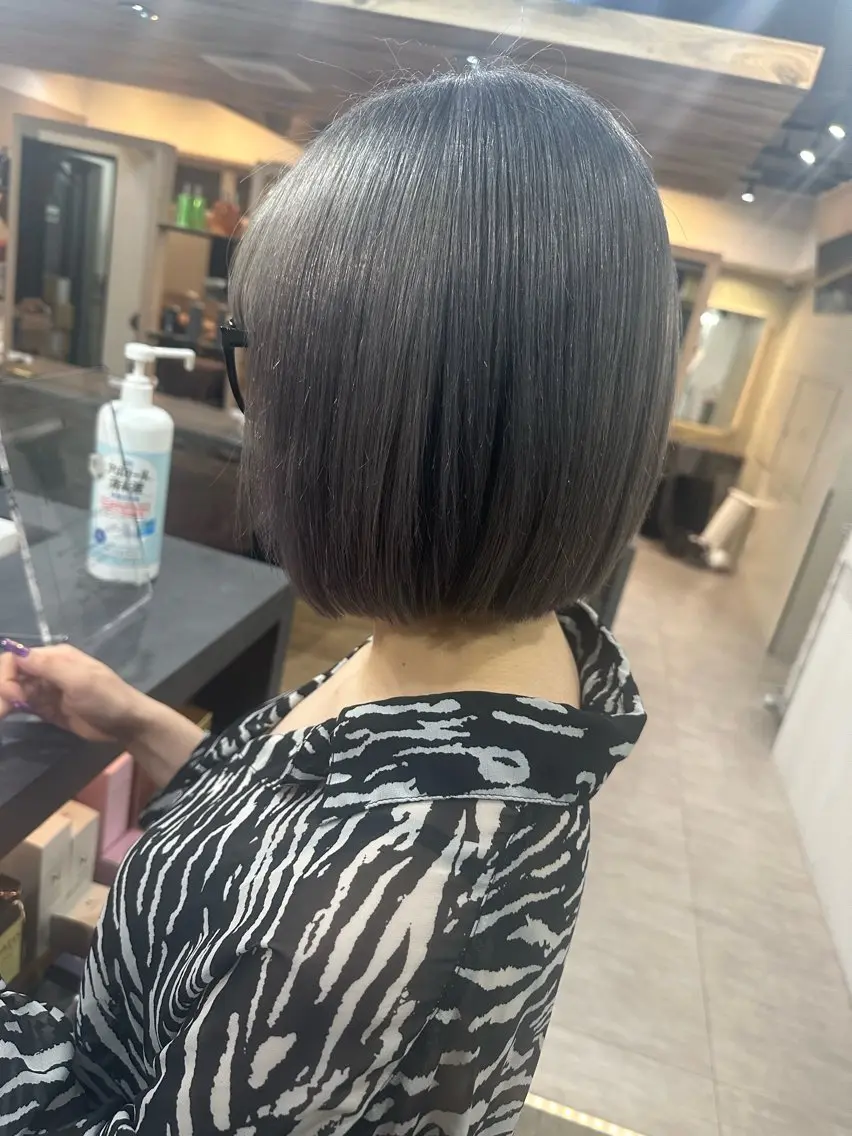 ショート ヘアカラー 横浜lapis amaneのヘアスタイル