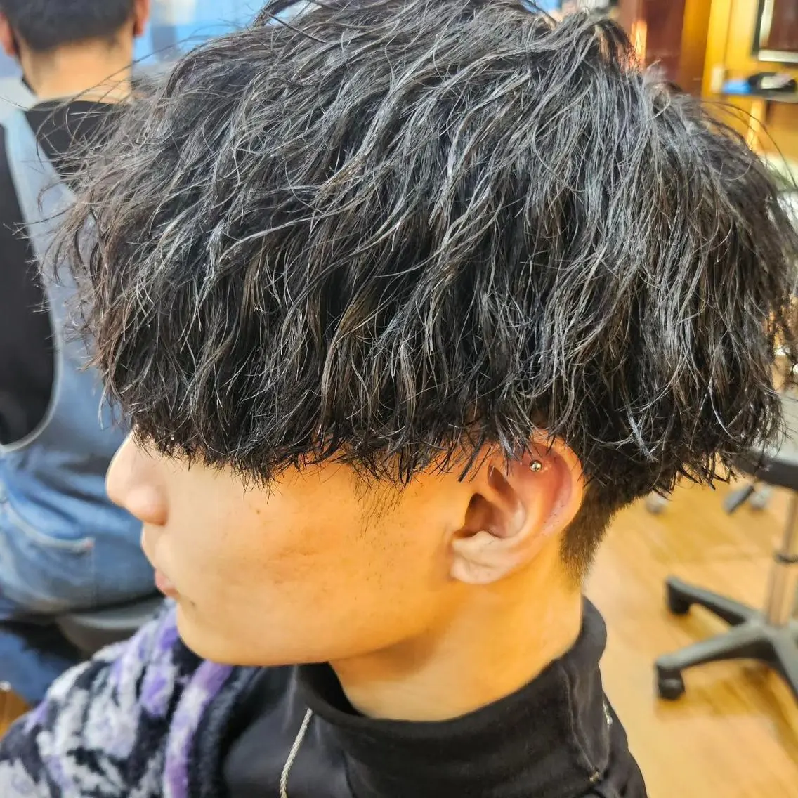 メンズ メンズパーマ カット パーマ 特殊パーマ 片山恭兵のヘアスタイル