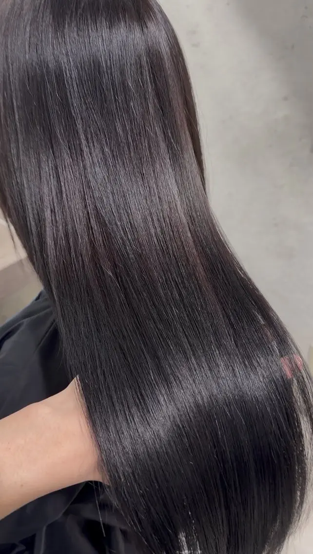 ロング 髪質改善 トリートメント トリートメント 上原成統/艶カラー/ 白髪ぼかし/表参道のヘアスタイル