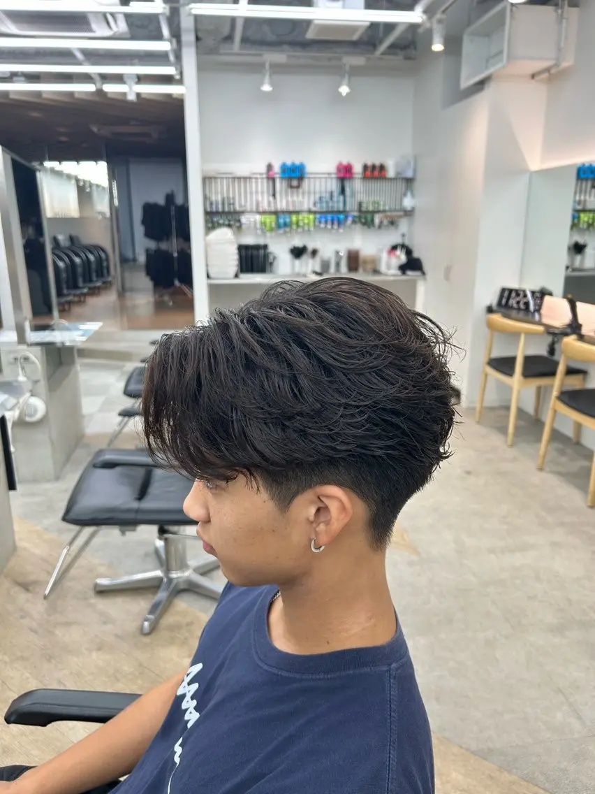 パーマ 中谷海里/フェザー パーマ/スパイキーのヘアスタイル